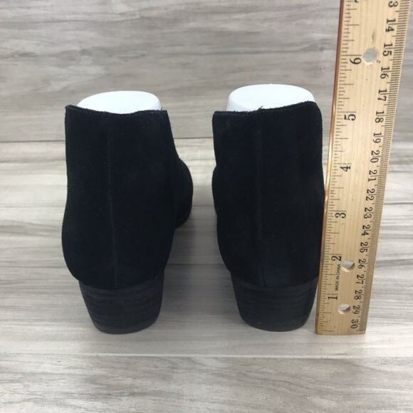 Blondo Ankle Boots Women's 6.5 Black Waterproof Suede Leather Booties - Picture 8 of 10